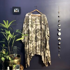 Upload Silk Blend Kimono Tunic